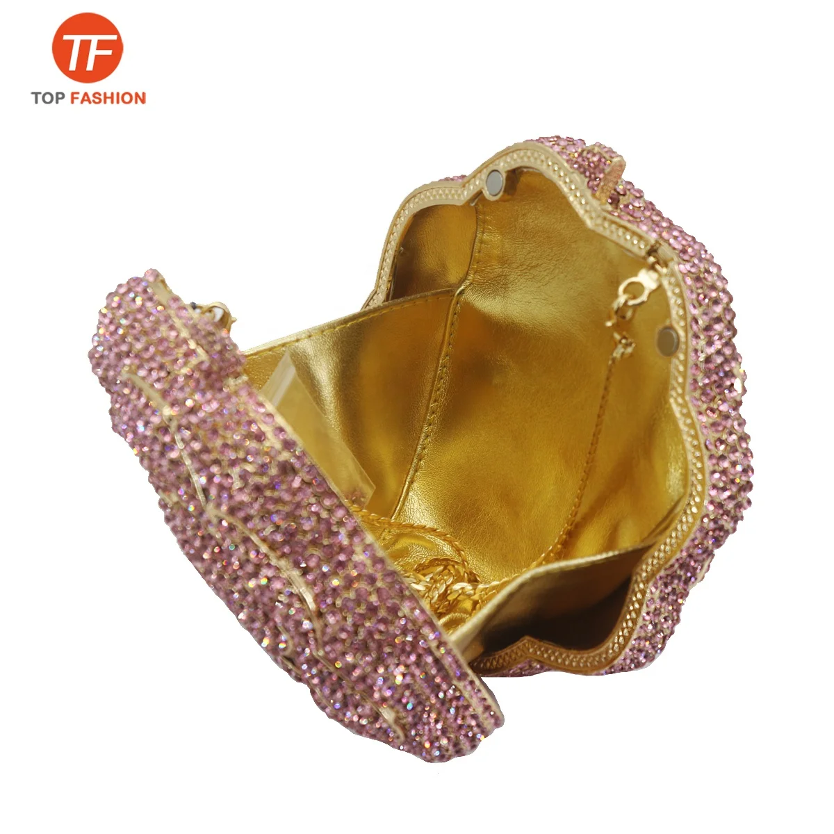 Китайский завод, оптовая продажа, роскошный клатч с кристаллами и стразами, вечерняя сумка, свадебный 3D ажурный кошелек с розами