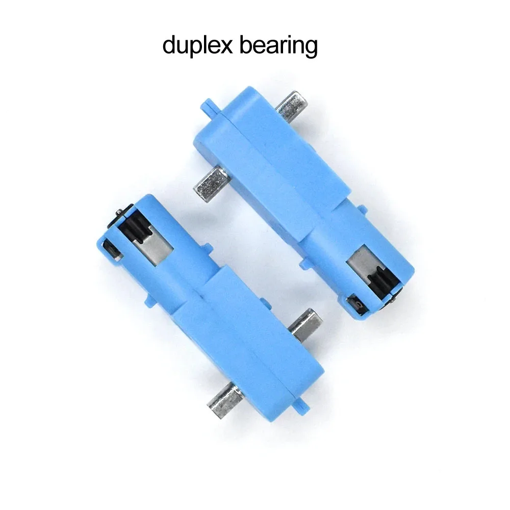 DC 3V-6V 1:90 Metal Gear Motor All Metal/Half Metal Single Axis Gear Motor Robot Intelligent Vehicle Speed Reducer TT Motor Blue