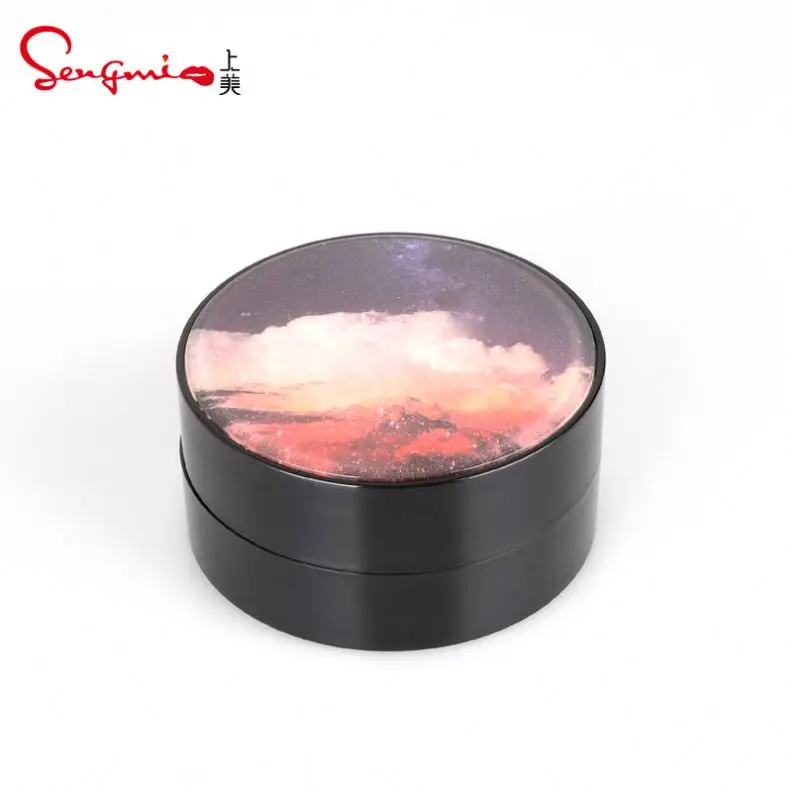 20g Silicone Round Empty BB Cushion Case CC Cream Air Cushion Box With Mirror for Cosmetic Packaging