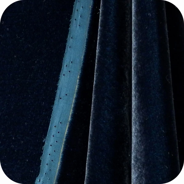 Silk rayon viscose velvet, Satin sheen Royal blue Marine Salmon Bronze Turkey blue, solid dyed