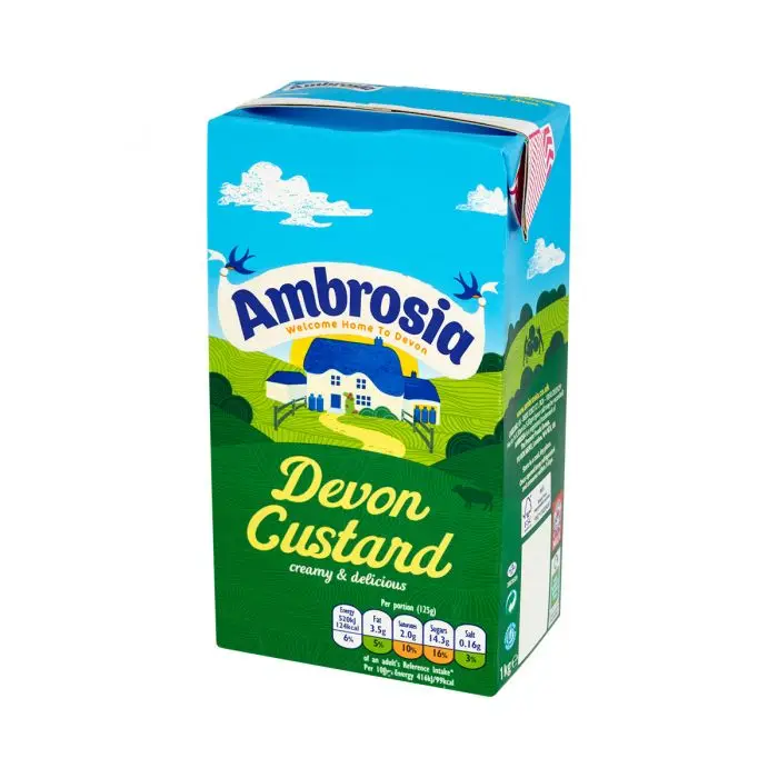 Tinned Custard from UK,  High Quality