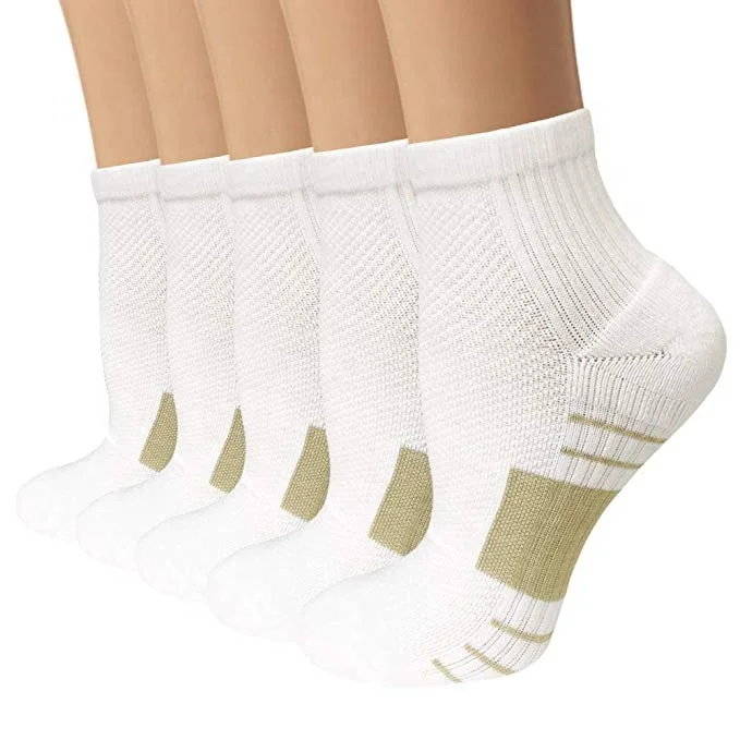 Sox Factory white terry resistant women unique Casual ankle socks