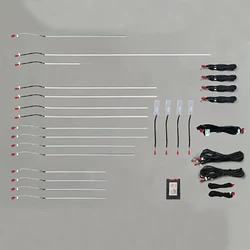 Easy installation fit for BMW new 5 series G38 G30 door panel speaker diamond dome tweeters synchronized with car light