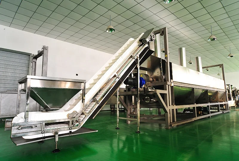 DB Automatic electricity gas heating flour coated nuts frying machine commercial fry peanuts machine