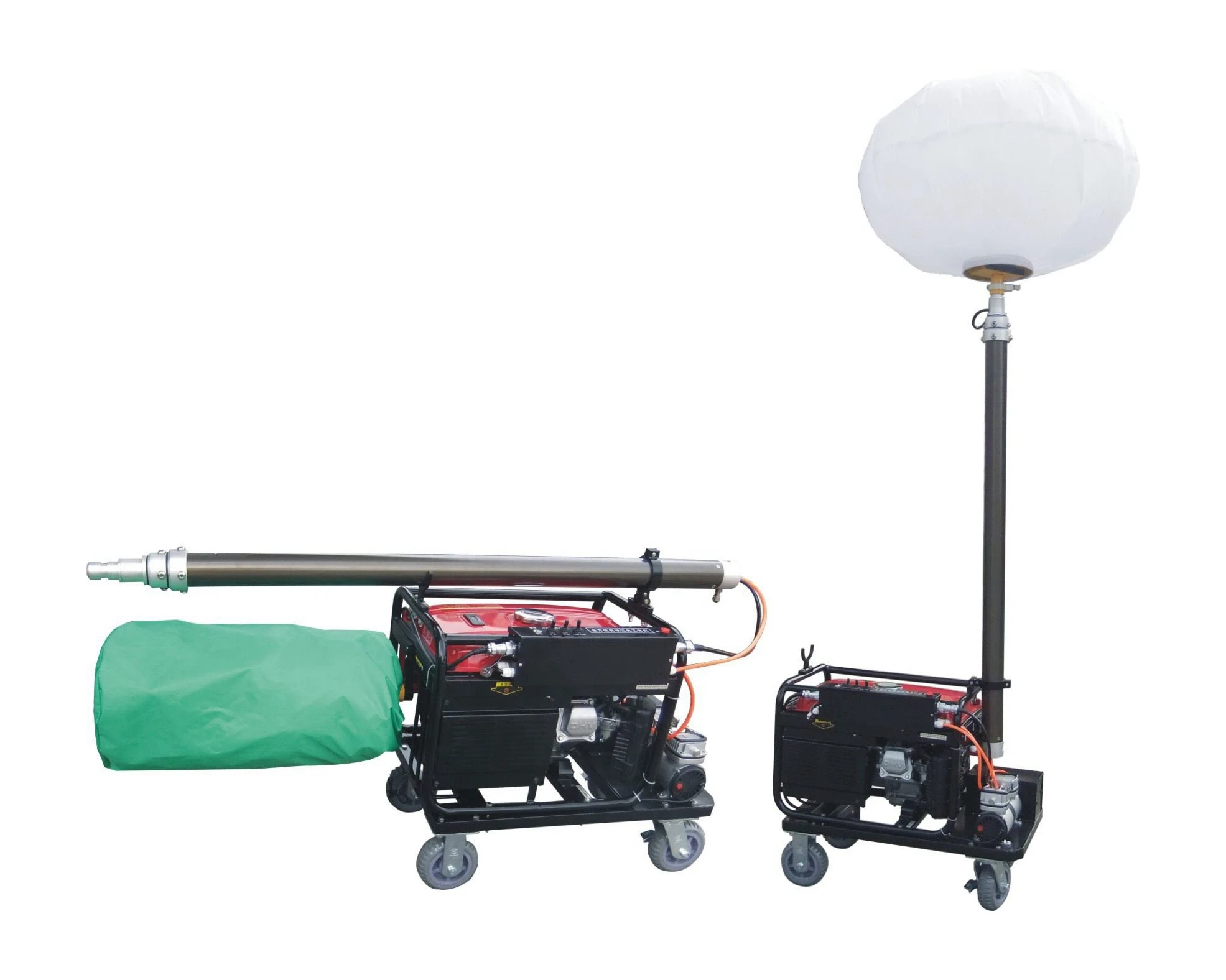 Wholesale Cheap Price Glare-Free Inflatable Led Balloon Light Tower Telescopic Mast Pole