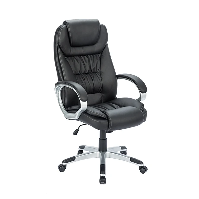 Custom leather high quality office chair brown comfortable swivel executive boss chair office leather chair