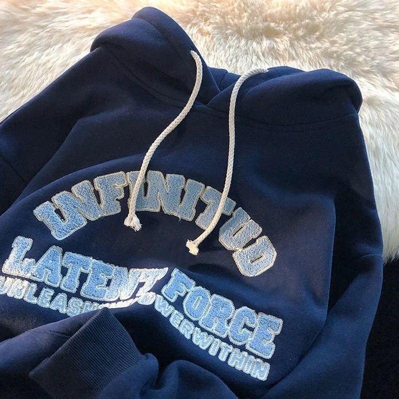 Custom Flocking Hoodie Sweatshirt Streetwear Embroidery Pu for men