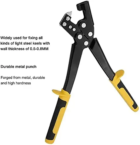 Handle Bolt Crimper Steel Keel Fixed Punching Pliers Handle Stud Crimper Keel Forceps Crimper Hydraulic Tool