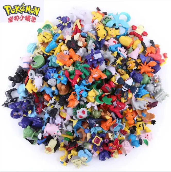 Wholesale Good Quality 2-3cm 5-6cm Mini Child Toy Action Figure pokemon go for Kids
