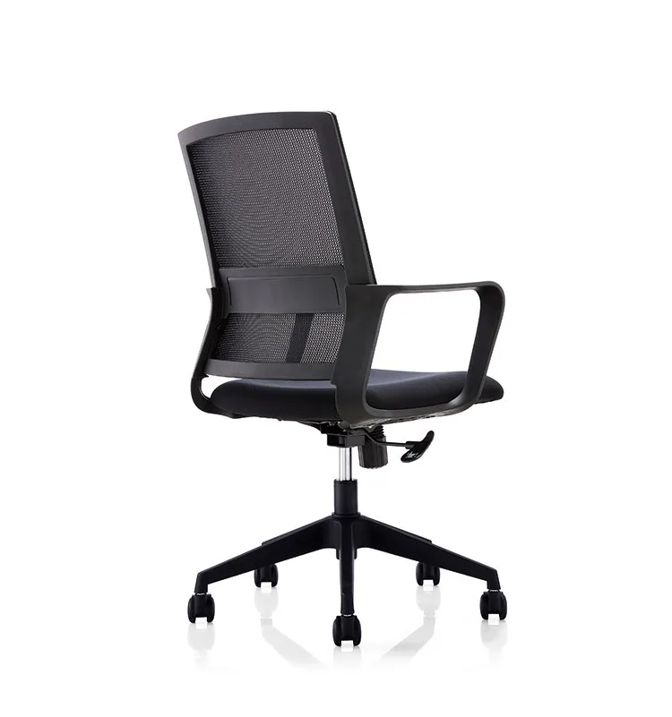 comfortable ergonomic mesh  black chair fabric office net chair with headrest