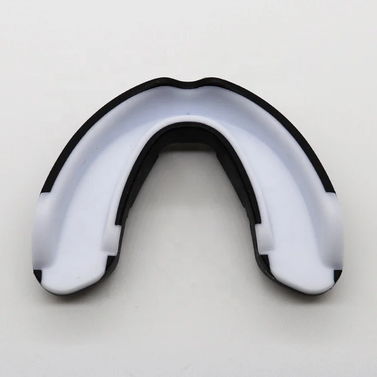 Black And White Mouthpiece MMA Teeth Protector Boxing Mouth Guard Sports Protecter Accessories