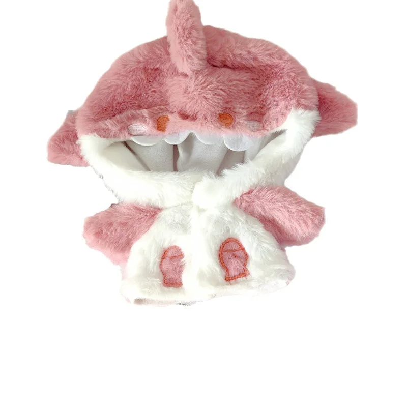 Wholesale Shark Hoodie 20cm Cotton Doll Anime Peripheral Baby Clothes Attributeless Doll Replacement