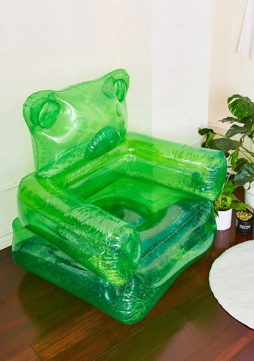 Indoor Outdoor Inflatable Soccer Ball Bean Bag Chair Air Sofa PVC inflatable soccer ball Chair Inflatable Sofa for Adults/kids