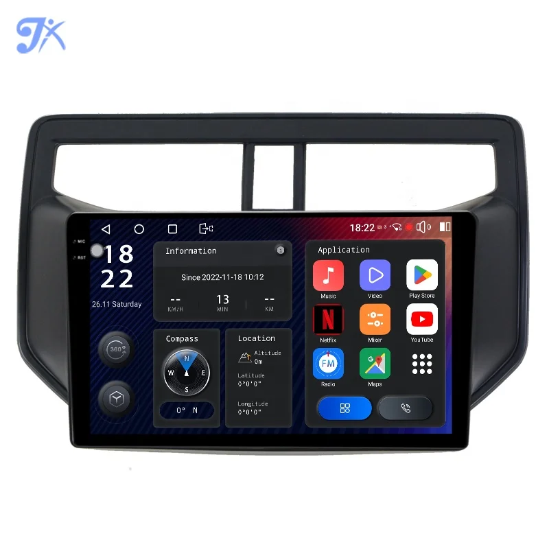 10inch Android 12 Car Radio For Toyota Rush 2018-2020 Car Stere Autoradio Carplay Android Auto GPS Wifi Hifi FM RDS