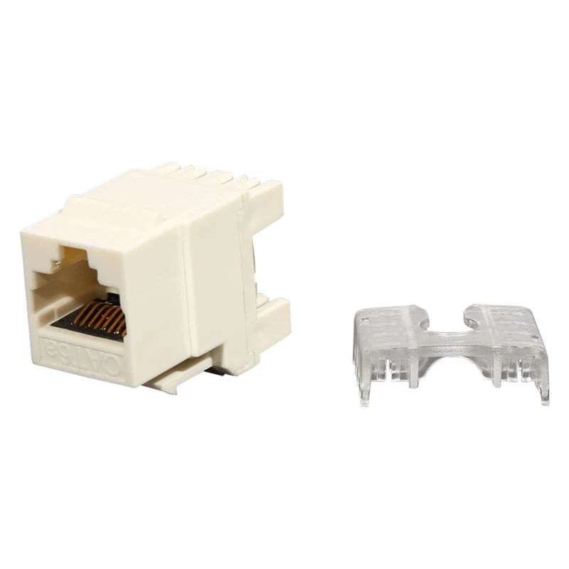 RJ45 Cat6A UTP Keystone Female Jack Connector Adapter Internet Network Lan Cable (1600598110091)