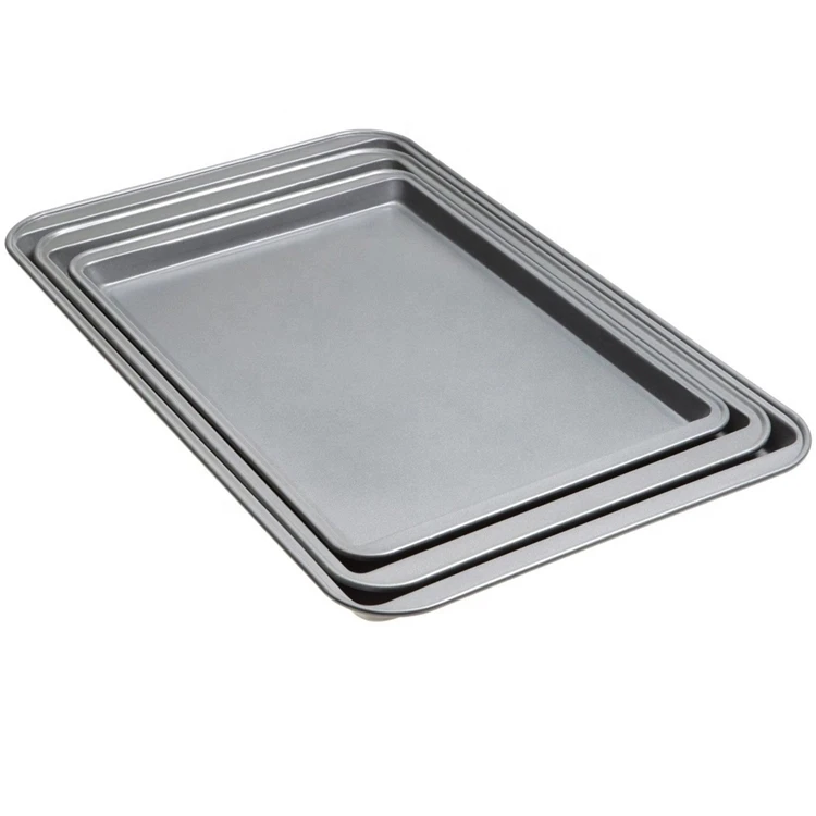 Food grade oven tray baking pan for kitchen outdoor camping baking dishes pan sheet 304 stainless steel baking tray