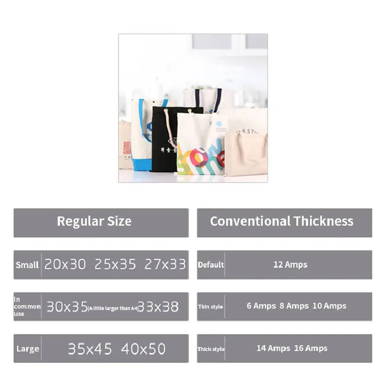 Hot Sale Eco Friendly Reusable Large Capacity Bolsas De Lona Canvas Cotton Shopping Tote Bag With Custom Logo Printed