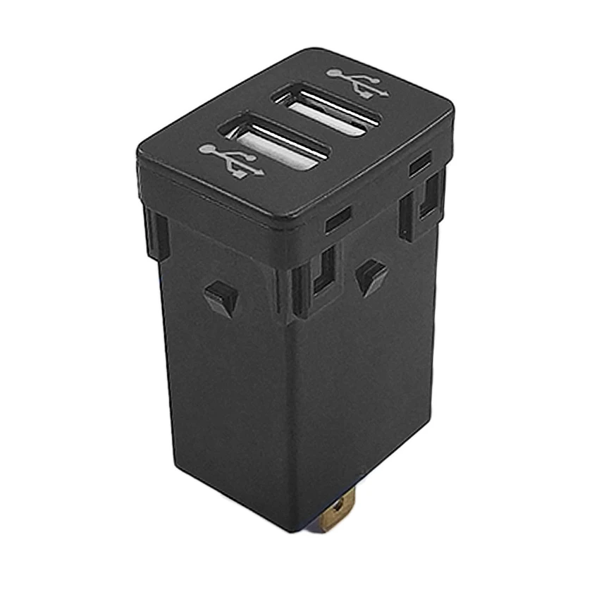 Автомобильное зарядное устройство DC 5 в 3,1 а с двумя USB-разъемами для Nissan Pathfinder R52, Navara NP300, X-Trail T32