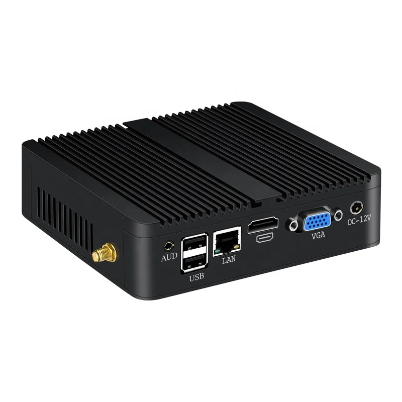 Hot sale In-tel Ce-leron Processor i5 4200U i7 4500U desktop computer box win10 8GB Ram mSATA  Fanless embedded  mini PC
