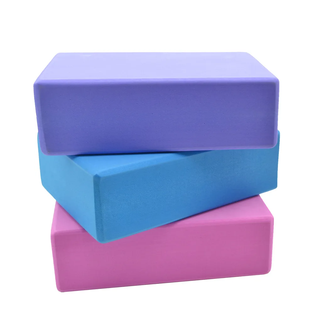 Wholesale High Density Odorless EVA Foam Yoga and Fitness Block Soft Brick for Pilates and Exercise