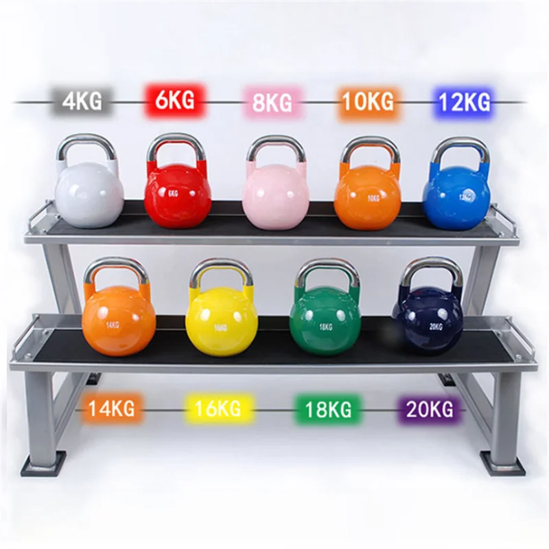 Strength Training Weight Lifting kettlebells Color Steel Competition Kettle Bells