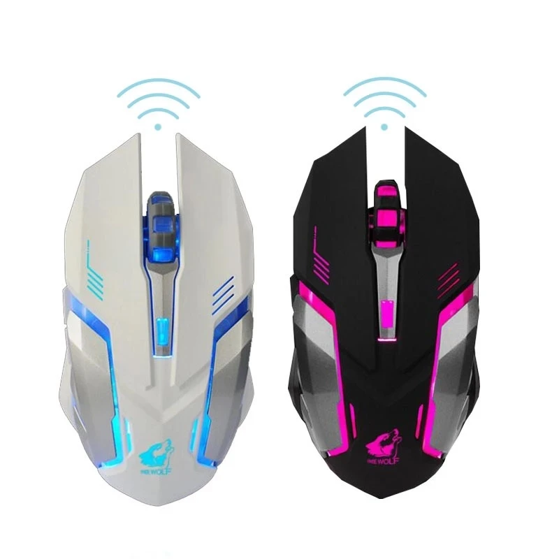 Fashion Gaming Mouse USB Optical Wired Gaming Mice 1200 DPI Colorful Light Game Mause for PC Laptop Computer Notebook Desktop