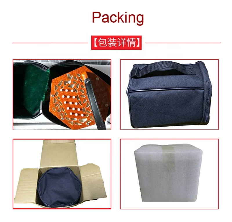 
30keys hexagonal accordion 