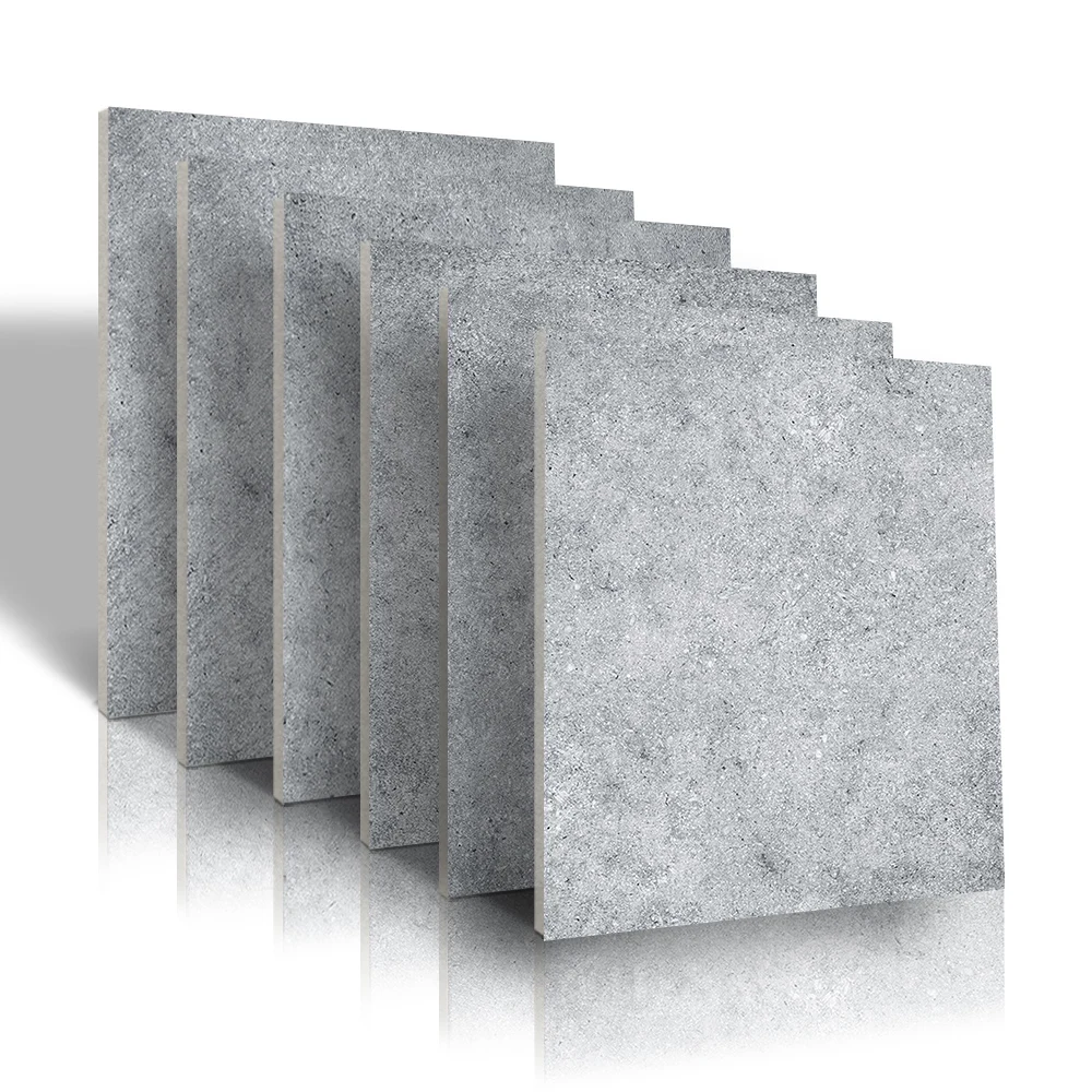 Foshan Quality Grey Outdoor Rustic Non Slip Ceramic Porcelain Floor Tiles 60x60cm Cheap Full Body Rustic Tiles