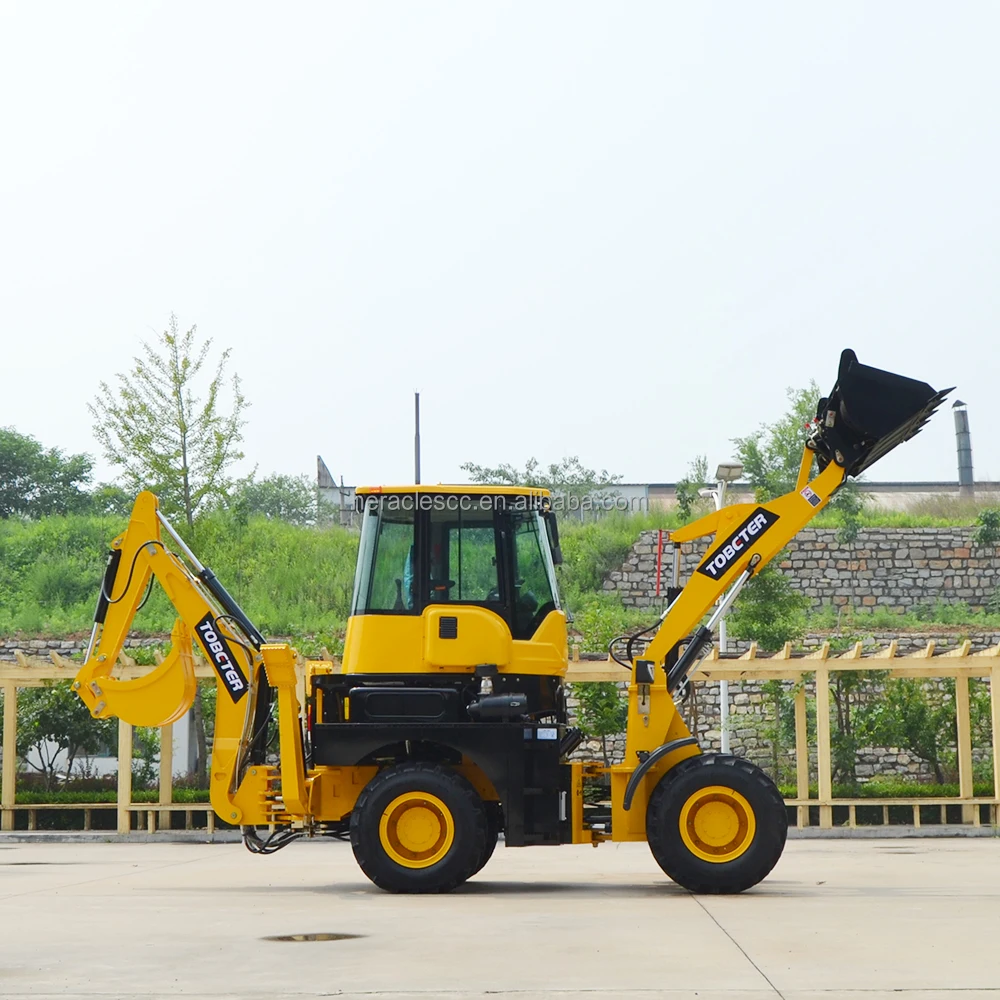 WZ28-20 Mini Wheel Loader  1-5 Ton Rated Load Front Backhoe Loader Crawler Moving Type Farm Bucket