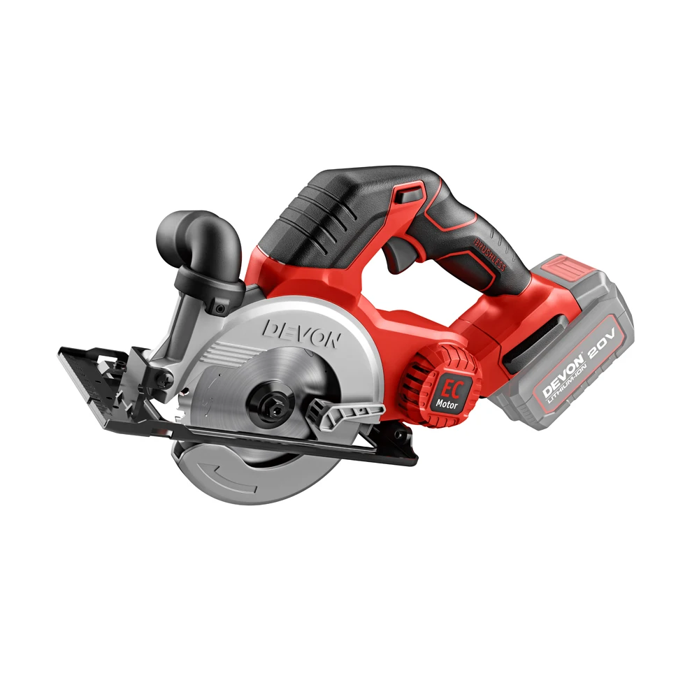 DEVON Cordless Battery Circular Power Saw Machine For Metal Steel Pipe Cutting Wood Cutting Electric Brushless Circular Saws