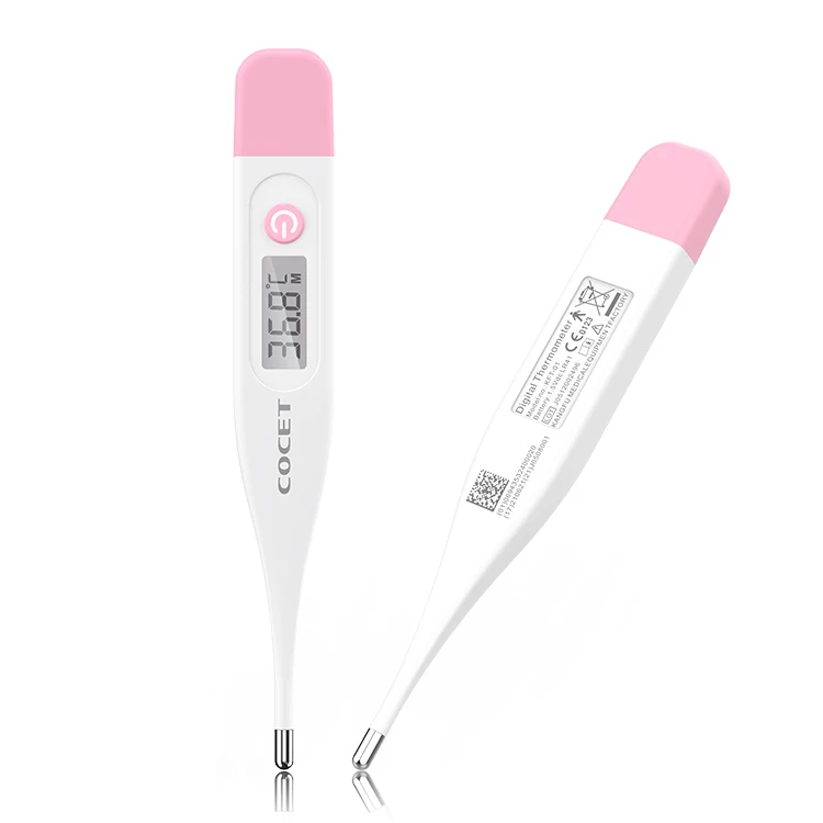 High Accurate Portable Hard Tip Adult Baby LCD Screen Waterproof Medical Mouth Oral Digital Thermometer