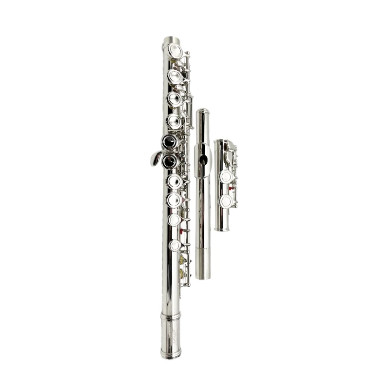 High Quality Flute Closed Holes 16 Hole/17 - Hole Silver Plated/stage In Musical Instruments