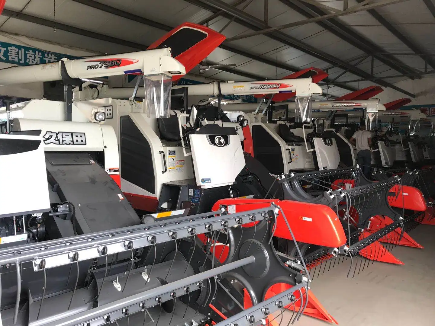 
China supplier second Rivo RG50 harvester for wheat 