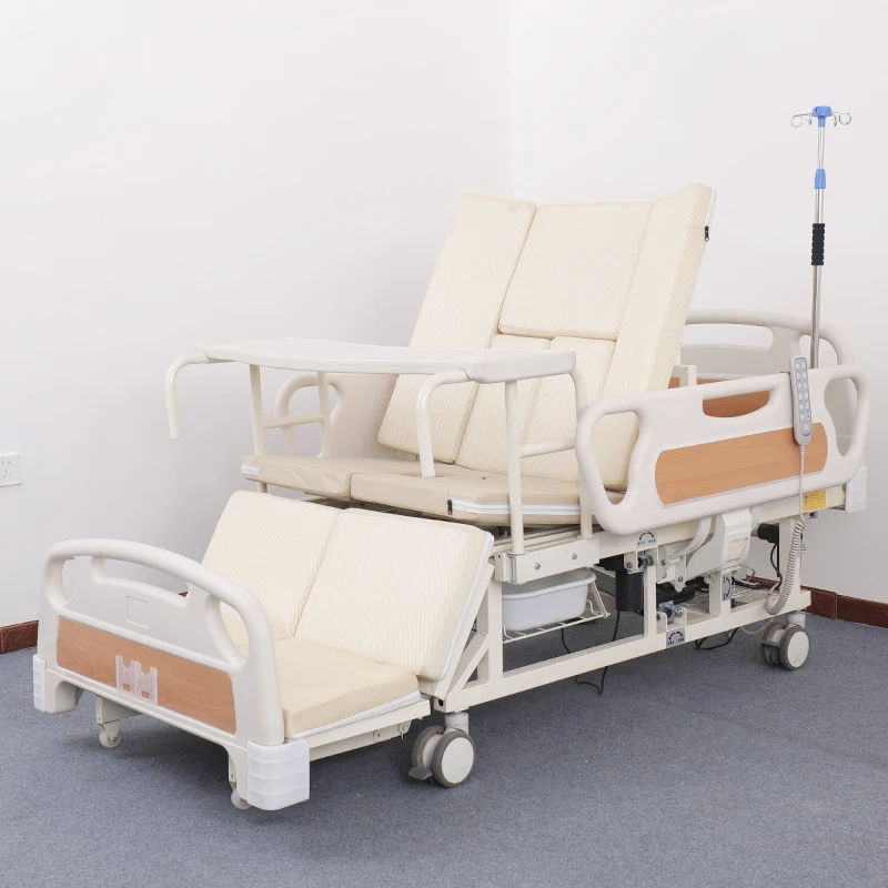 Factory Wholesale 5 functions electric home care folding five function nursing bed