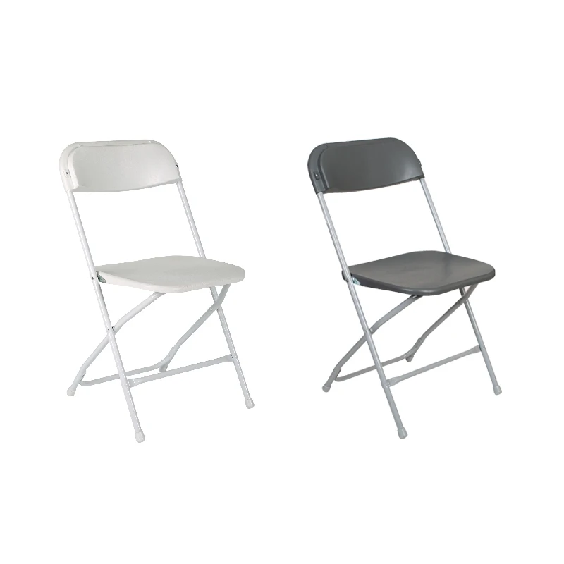 Wholesale Modern Design Dining Resin Banquet Foldable Chair Cheap White Plastic Folding Chairs For Events Stackable