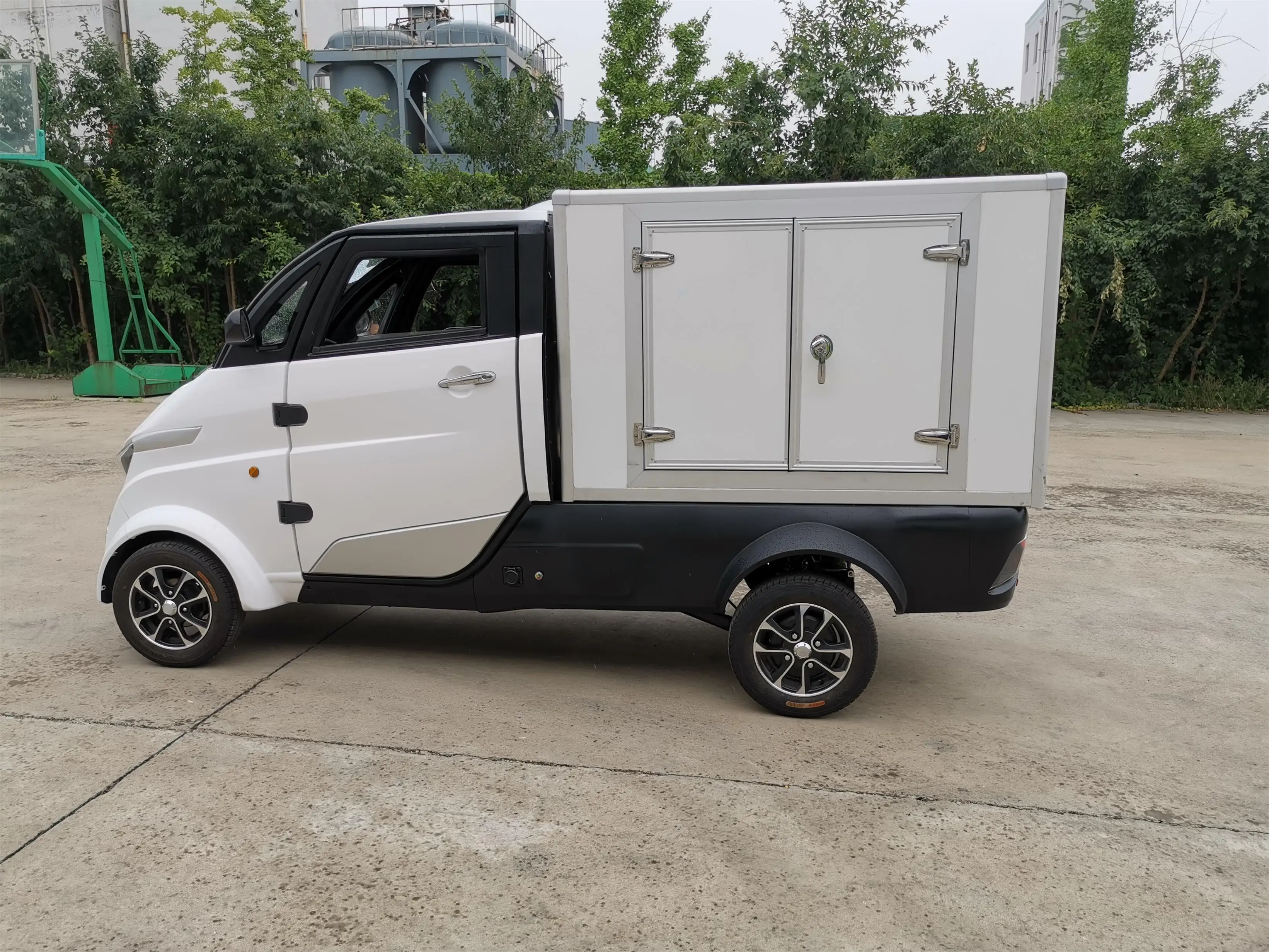electric car for cargo delivery electric mini van with cargo box electric pickup truck mini vehicles import from China