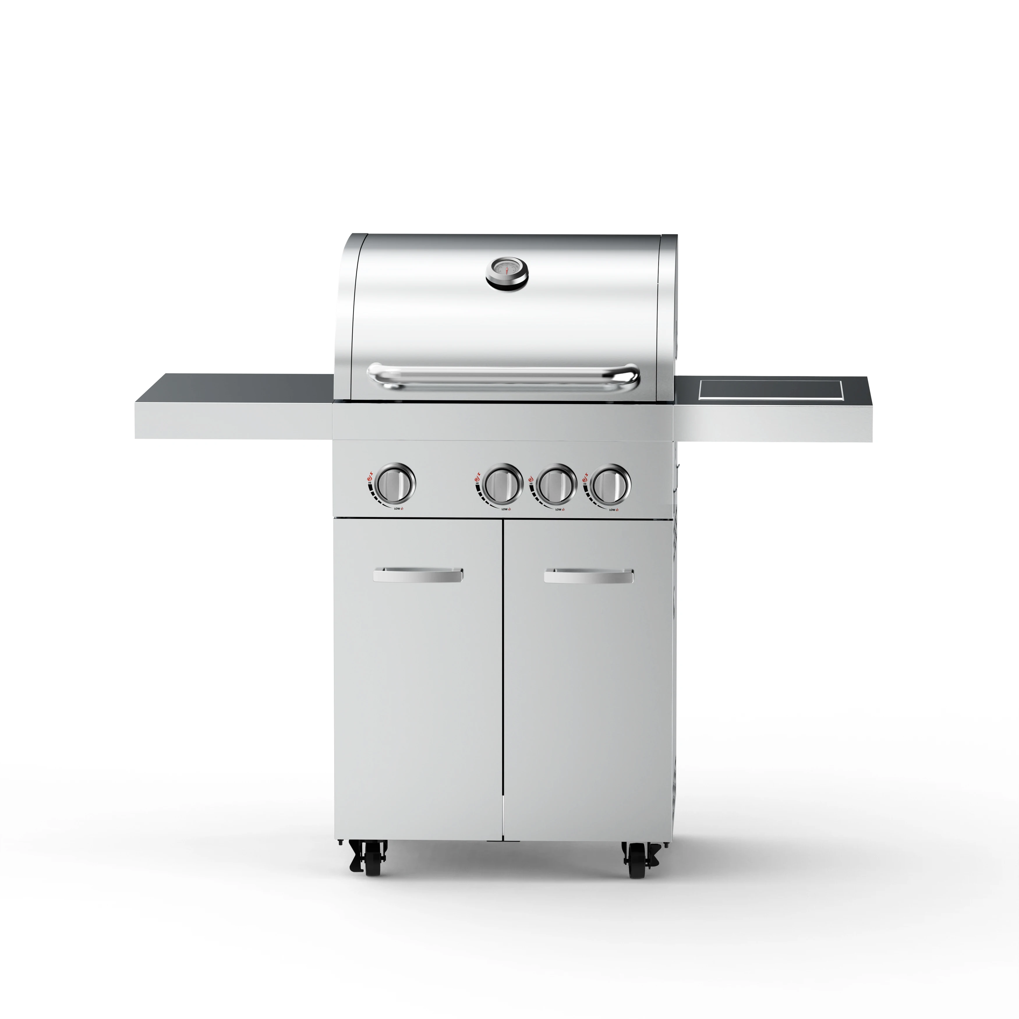 4 Burner Multi Function Camping Cooking Stove With Grid Gas Grills Outdoor BBQ Party  Cooking Baking All-season Gas Burner