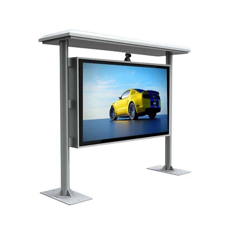 55 Inch Outdoor Triple screen  Lcd Digital signage Drive-thru Menu Boards Outdoor Advertising Lcd Display