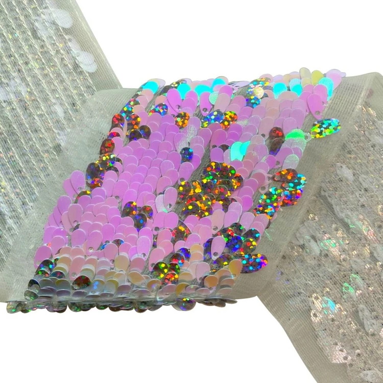 
Boca Ribbons 75mm Stock Sunflower Seeds Sequin Fabric Ribbon Many Colors For Choose From 28yards Lot 