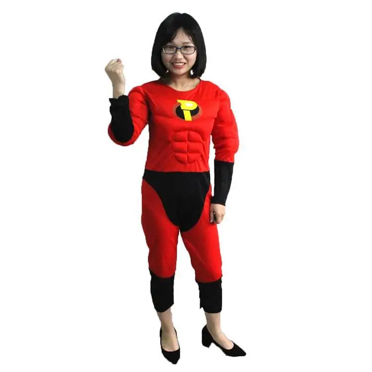 Superhero girls party costume outfit red cape halloween clothing  for party personality cloak