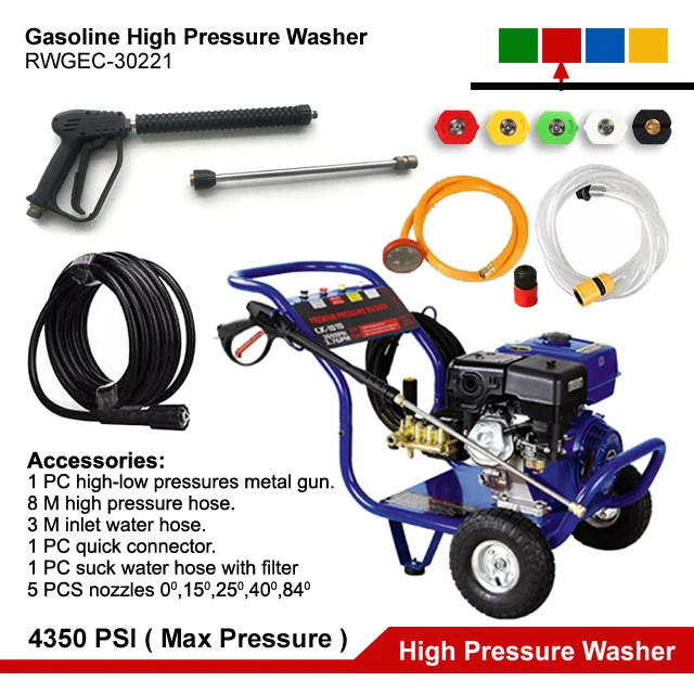 13HP бензиновый двигатель насос высокого давления для очистки 5000psi горячая вода промышленная портативная машина бензиновых автомобилей