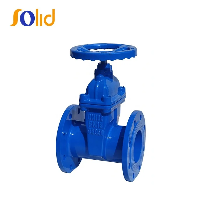 BS 5163 PN16 DN150 Ductile Iron Soft Seal Non Rising Stem Resilient Seated Gate Valve DN300