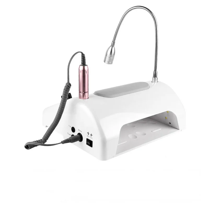 BLUEQUE 777 96W Profession 5 in 1 Nail Machine Nail Drill Table Dust Suction Collector  UV Nail Lamp