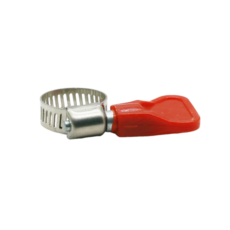 Новые популярные продажи 304 из нержавеющей стали американского типа хомуты для шланга червячного привода с пластиковой красочной ручкой