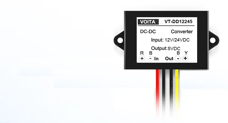Low price 5w 12 volt 24 volt to 5 volt 1a dc step down converter for vehicles