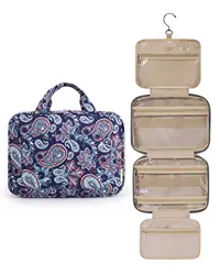 Wholesale Zipper Makeup Bags Double layer Travel Cosmetic Cases Make up Organizer Toiletry Bags bag organizer