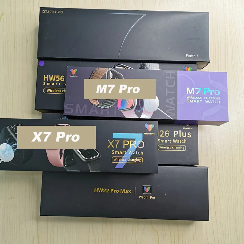 Умные часы с большим циферблатом, сенсорным экраном, беспроводным зарядным устройством, тест и вызов, скидка 2021 M7 Pro Max DT300 Pro