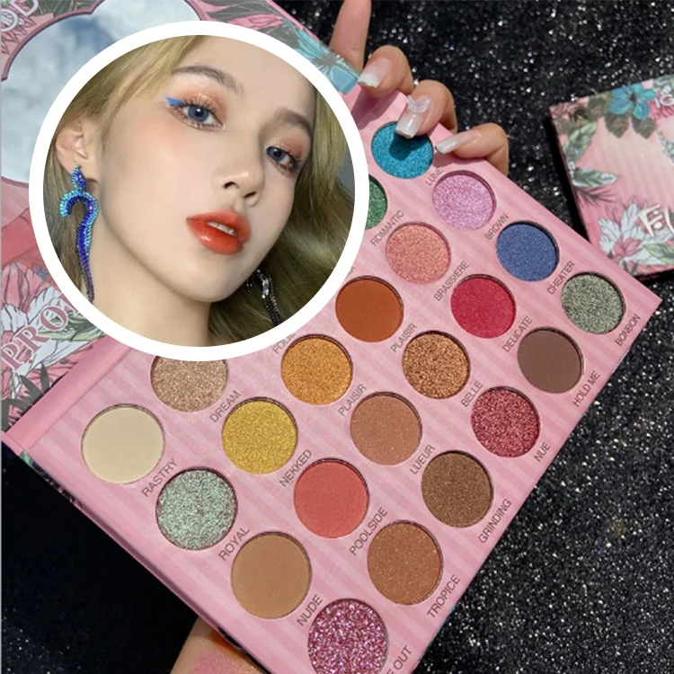 liu yan brew glitter eye shadow palette magnetic makeup