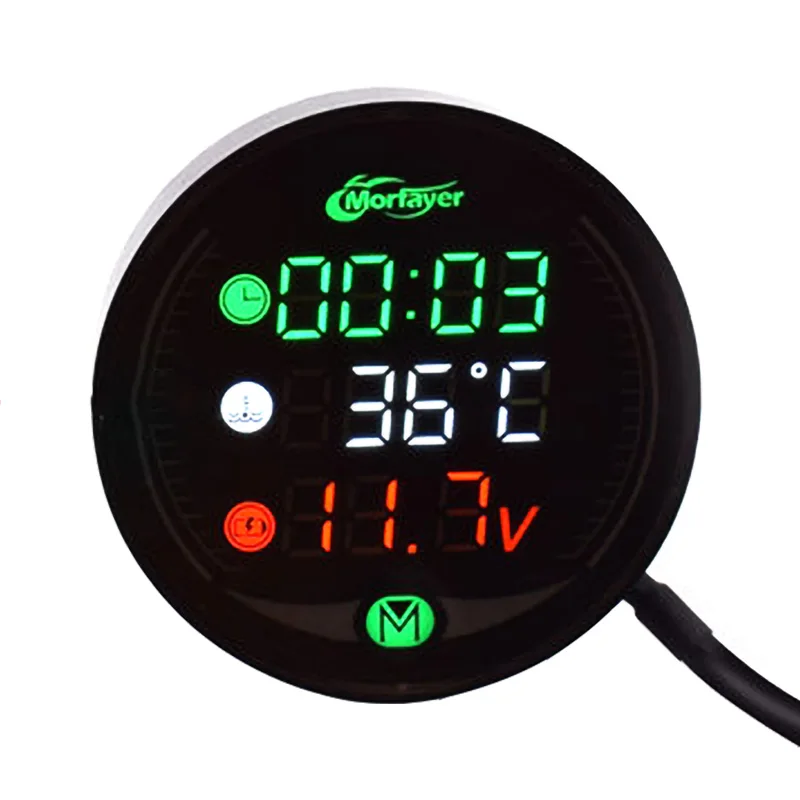  Аксессуары для мотоциклов Led 5-in-1night vision usb быстрая зарядка напряжения цифровой Спидометр Мульти мотоцикл