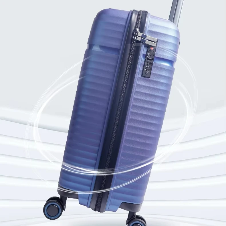 Factory wholesale universal wheel  frame trolley case suitcase  PP travel box boarding password box suitcase